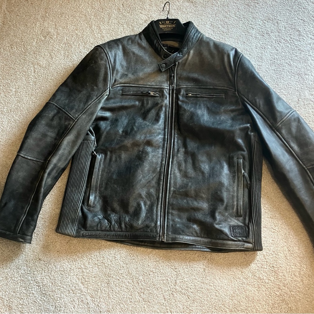 Cortech leather motorcycle jacket. The "The Idol"  size 2XL